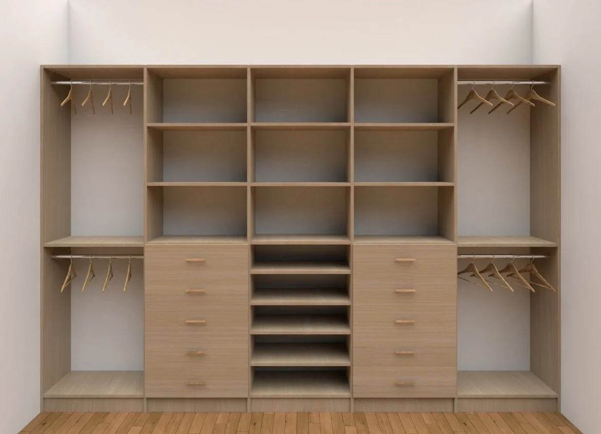 Custom Closet System Finish Options — NEW CLOSET